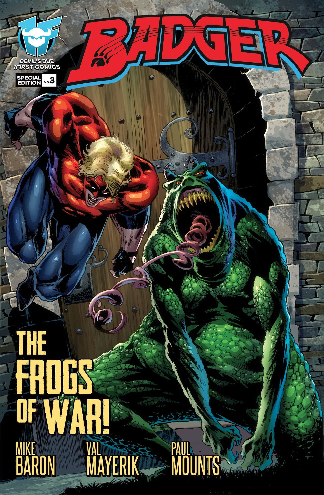 Badger #03 - Frogs of War! (Kelley Jones Cover)